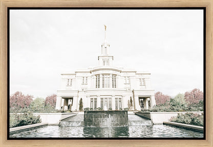 Sweet is The Work Payson Utah Temple Gallery Wrap