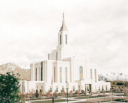 Sweet is The Work Orem Utah Temple Gallery Wrap