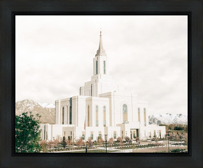 Sweet is The Work Orem Utah Temple Gallery Wrap