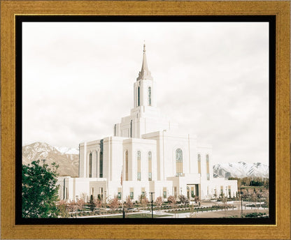 Sweet is The Work Orem Utah Temple Gallery Wrap