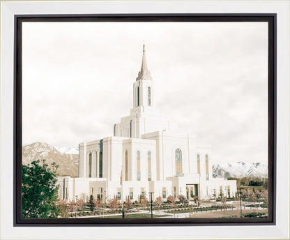 Sweet is The Work Orem Utah Temple Gallery Wrap