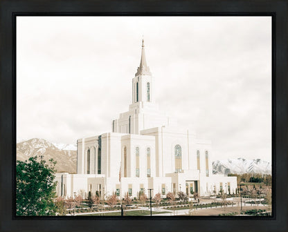 Sweet is The Work Orem Utah Temple Gallery Wrap