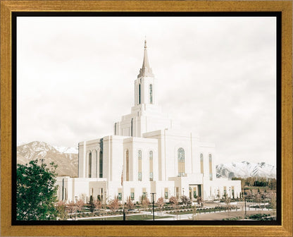 Sweet is The Work Orem Utah Temple Gallery Wrap