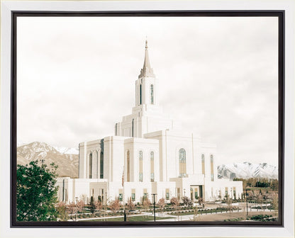 Sweet is The Work Orem Utah Temple Gallery Wrap