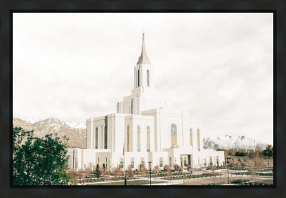 Sweet is The Work Orem Utah Temple Gallery Wrap