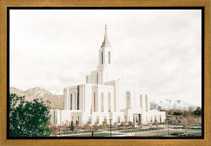 Sweet is The Work Orem Utah Temple Gallery Wrap