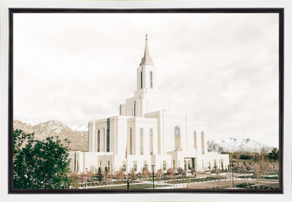 Sweet is The Work Orem Utah Temple Gallery Wrap