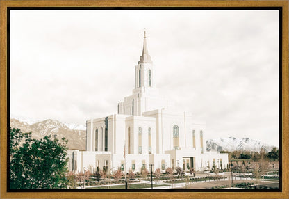 Sweet is The Work Orem Utah Temple Gallery Wrap