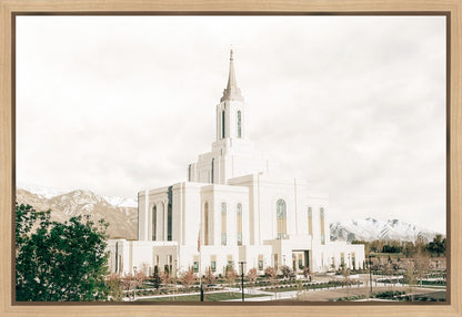 Sweet is The Work Orem Utah Temple Gallery Wrap