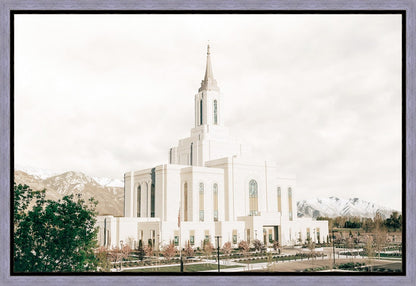 Sweet is The Work Orem Utah Temple Gallery Wrap