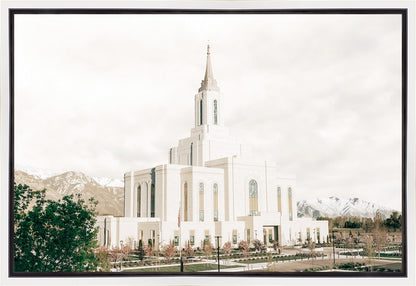 Sweet is The Work Orem Utah Temple Gallery Wrap