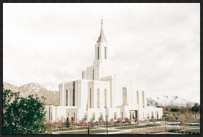 Sweet is The Work Orem Utah Temple Gallery Wrap