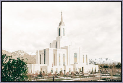 Sweet is The Work Orem Utah Temple Gallery Wrap