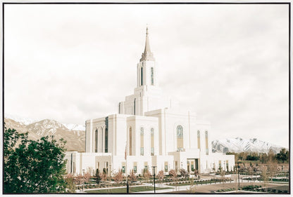 Sweet is The Work Orem Utah Temple Gallery Wrap