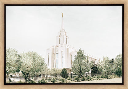 Sweet is The Work Oquirrh Mountain Utah Temple Gallery Wrap