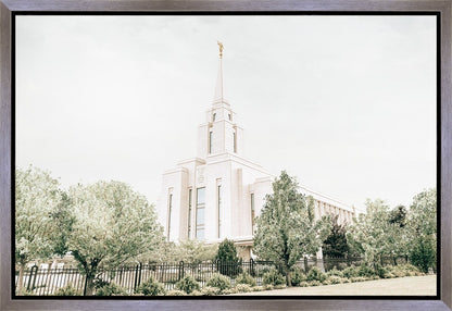 Sweet is The Work Oquirrh Mountain Utah Temple Gallery Wrap