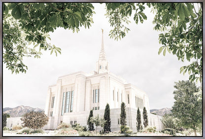 Sweet is The Work Ogden Utah Temple Large Wall Art Gallery Wrap