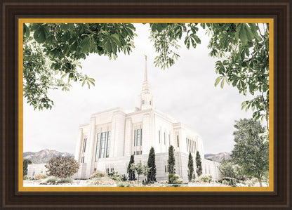 Sweet is The Work Ogden Utah Temple Large Wall Art