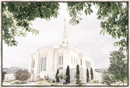 Sweet is The Work Ogden Utah Temple Large Wall Art