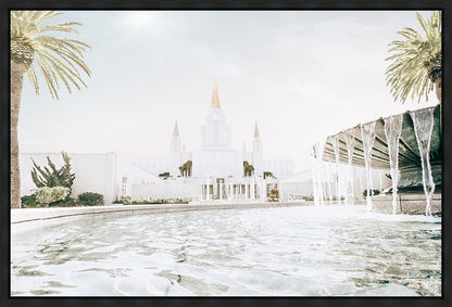 Sweet is The Work Oakland California Temple Gallery Wrap