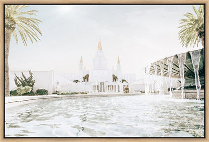 Sweet is The Work Oakland California Temple Gallery Wrap