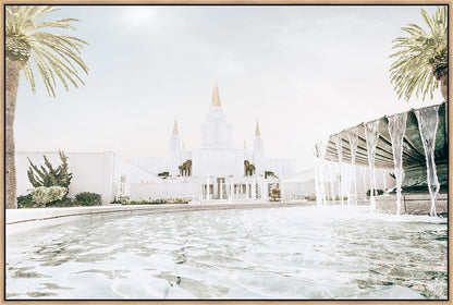 Sweet is The Work Oakland California Temple Large Wall Art Gallery Wrap