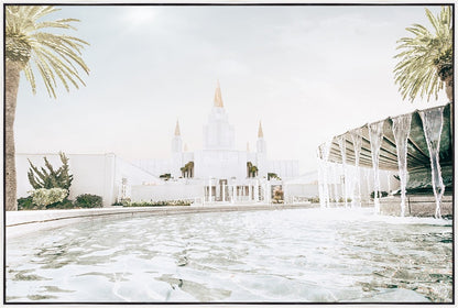 Sweet is The Work Oakland California Temple Large Wall Art Gallery Wrap