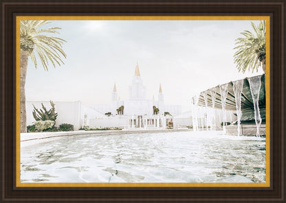 Sweet is The Work Oakland California Temple Large Wall Art