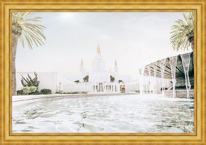 Sweet is The Work Oakland California Temple Large Wall Art