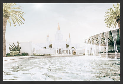 Sweet is The Work Oakland California Temple Large Wall Art