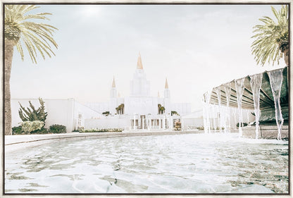 Sweet is The Work Oakland California Temple Large Wall Art