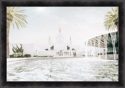 Sweet is The Work Oakland California Temple Large Wall Art