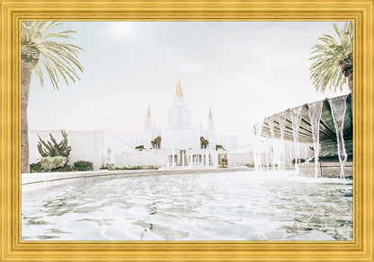 Sweet is The Work Oakland California Temple Large Wall Art