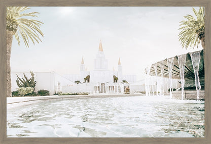 Sweet is The Work Oakland California Temple Large Wall Art