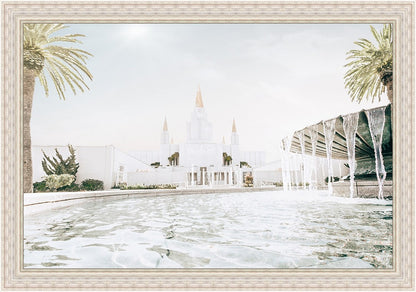 Sweet is The Work Oakland California Temple Large Wall Art