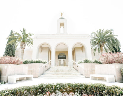 Sweet is The Work Newport Beach California Temple Gallery Wrap