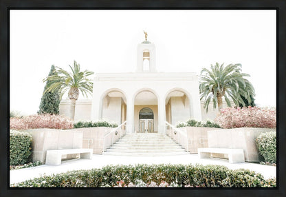 Sweet is The Work Newport Beach California Temple Gallery Wrap