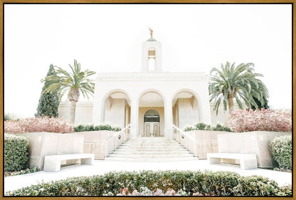 Sweet is The Work Newport Beach California Temple Large Wall Art Gallery Wrap