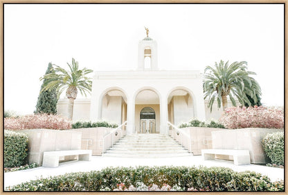 Sweet is The Work Newport Beach California Temple Large Wall Art Gallery Wrap
