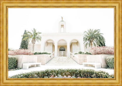 Sweet is The Work Newport Beach California Temple Large Wall Art