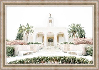 Sweet is The Work Newport Beach California Temple Large Wall Art