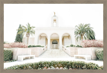 Sweet is The Work Newport Beach California Temple Large Wall Art