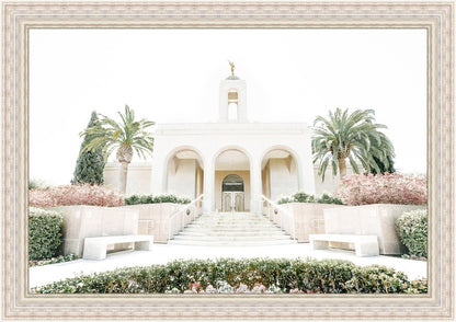 Sweet is The Work Newport Beach California Temple Large Wall Art