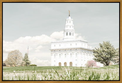 Sweet is The Work Nauvoo Illinois Temple Gallery Wrap