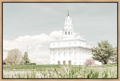 Sweet is The Work Nauvoo Illinois Temple Gallery Wrap