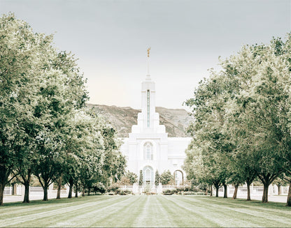 Sweet is The Work Mt Timpanogos Utah Temple Gallery Wrap