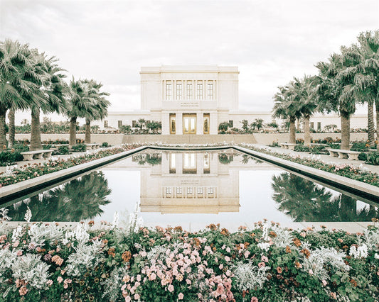 Sweet is The Work Mesa Arizona Temple Gallery Wrap