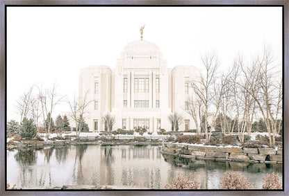 Sweet is The Work Meridian Idaho Temple Gallery Wrap