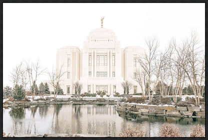 Sweet is The Work Meridian Idaho Temple Large Wall Art Gallery Wrap
