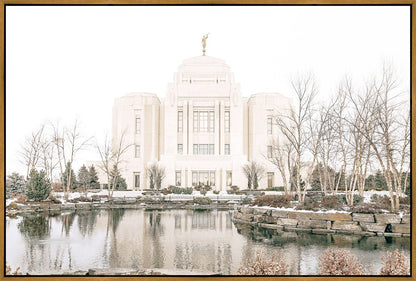 Sweet is The Work Meridian Idaho Temple Large Wall Art Gallery Wrap